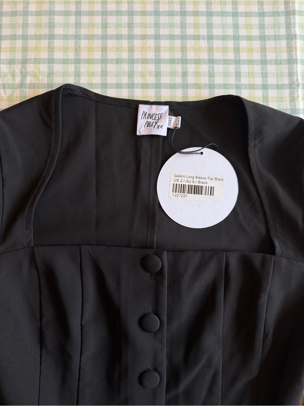 Princess Polly Tailored Button-Front Longsleeve Blouse - Picture 2 of 4